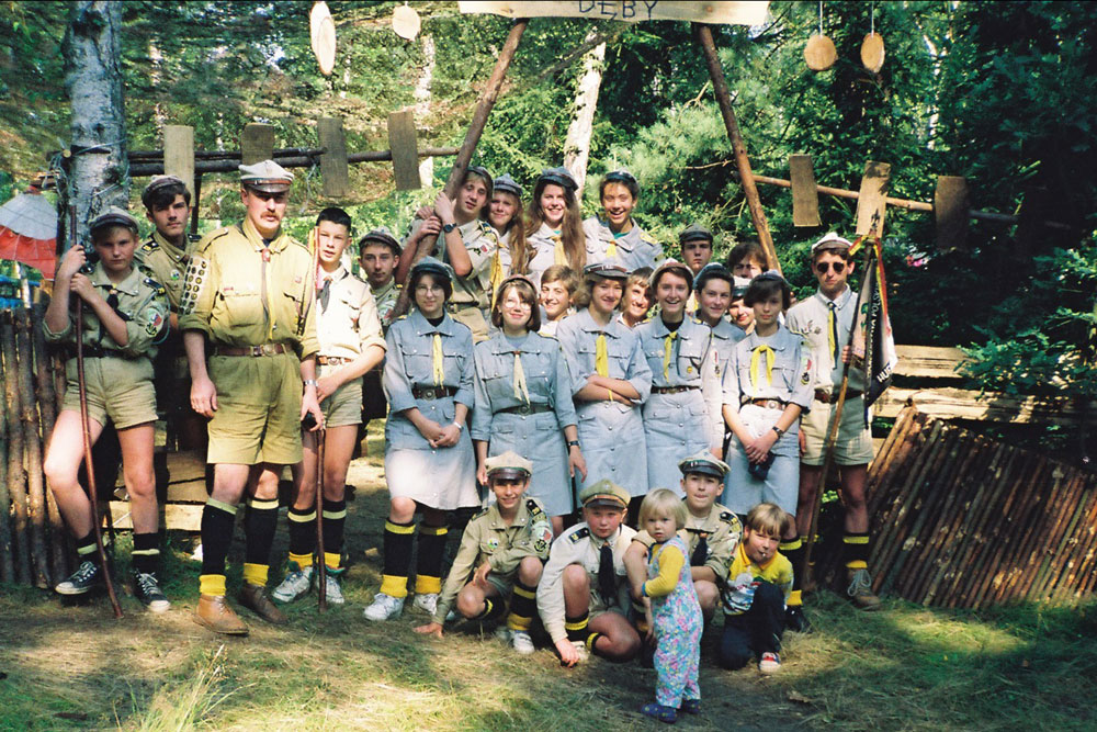 Obóz drużyny Deby w Niesulicach 1993